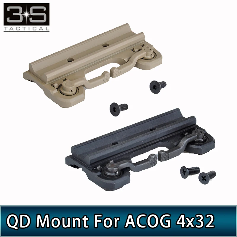 Элемент страйкбол для ACOG 4x32 Scope Quick Release QD Scope Mount Red Dot принадлежности для охоты