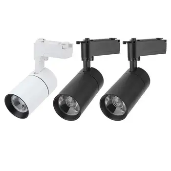

COB 10W 20W 30W LED Track Lamp Adjustable Aluminum Store Offices Spotlights AC 220V Ceiling Lamp