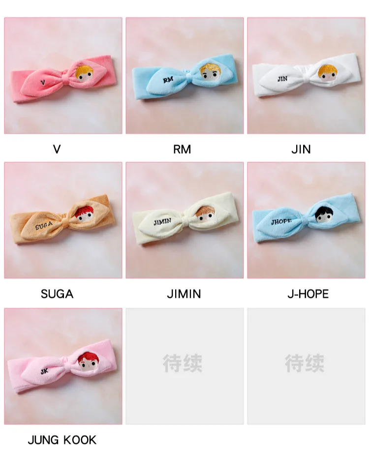 BTS Members Official Kawaii Hair band