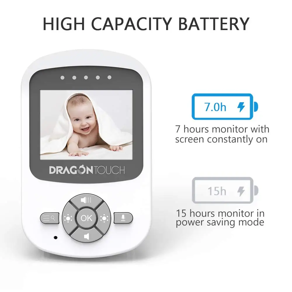  2.4 ''Wireless Video Baby Monitor DT24 Pro HD Wifi Monitoraggio della Temperatura di Versione di No