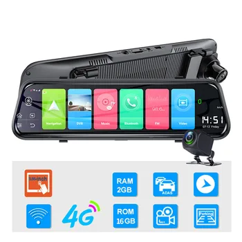 

best selling 2020 products Bluetooth 10g Android 8.1 Dash Cam Gps Navigation HD 1080p Car Rearview Mirror support dropshipping
