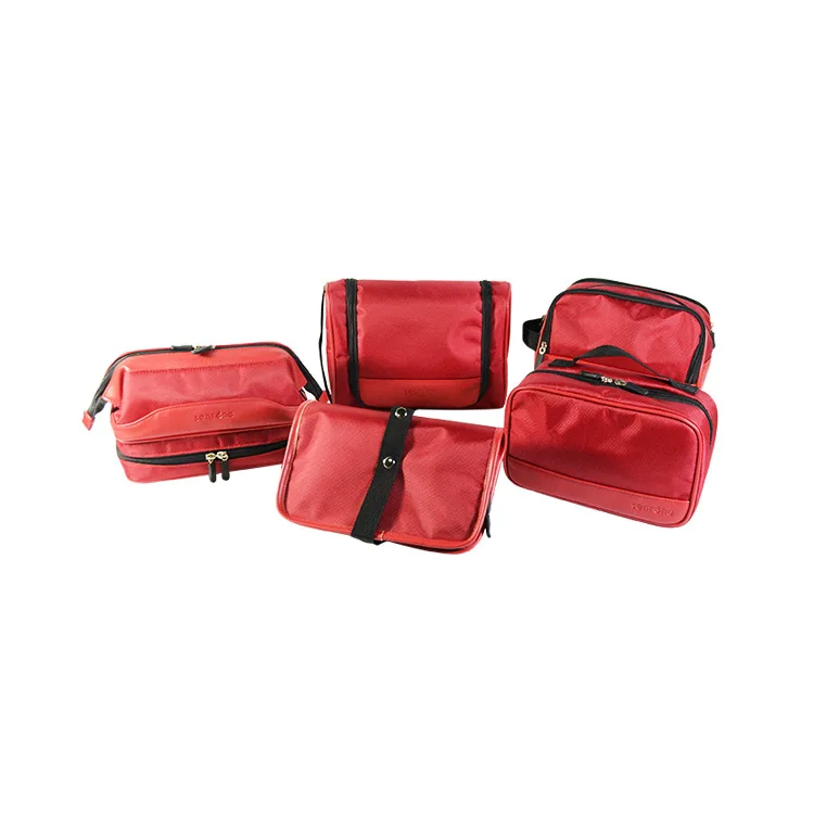 

Washed Bag OEM Customizable PU Leather 1680 Double-Stranded PVC Travel Washed Supplies Cosmetics Storage Bag