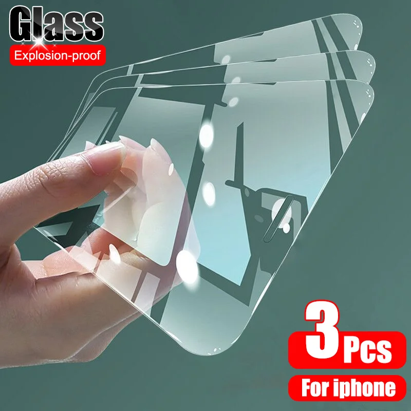 Закаленное защитное стекло для Iphone SE 2020 11 Pro XS Max X XR 6S 6 7 8 Plus 12 mini защитная пленка с