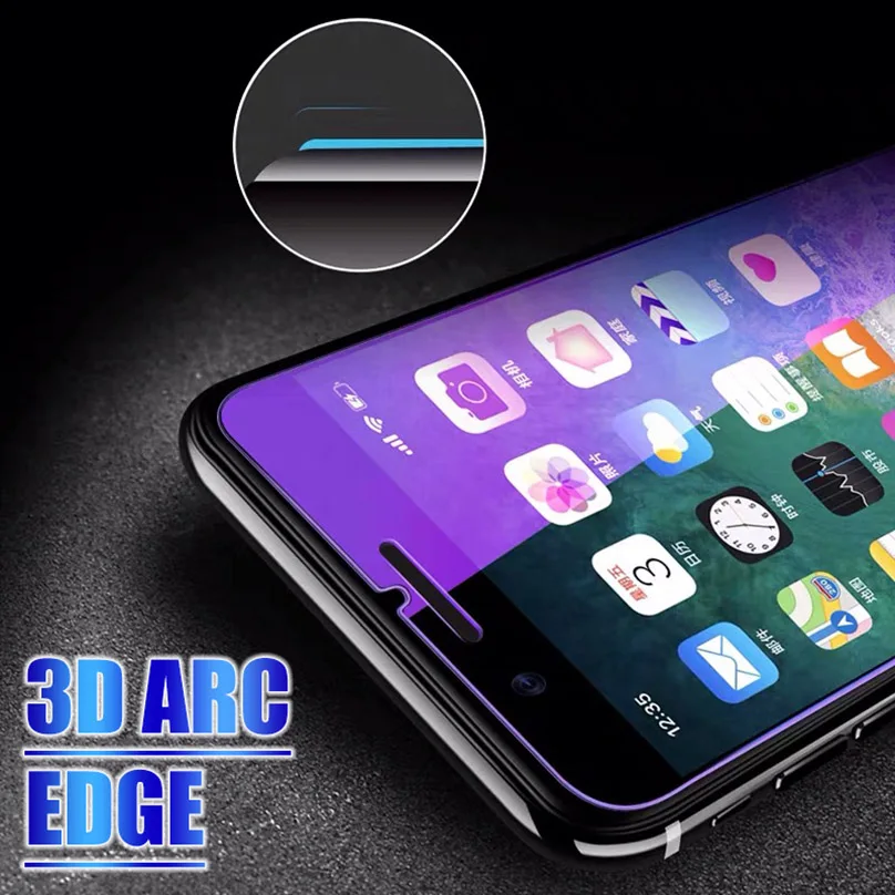 Закаленное стекло с защитой от синего света для Iphone 11 Pro Xs Max X Xr 7 8 6s 6 Plus 5 Se защита