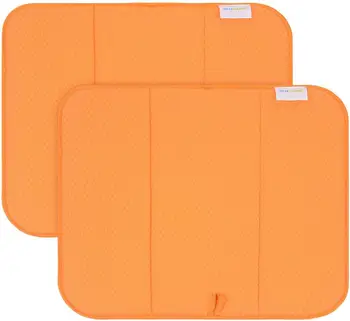 

Sunland Microfiber Dish Drying Mat Super Absorbent Dish Drying Rack Pads Kitchen Counter Mat 16InchX18Inch 2 Packs