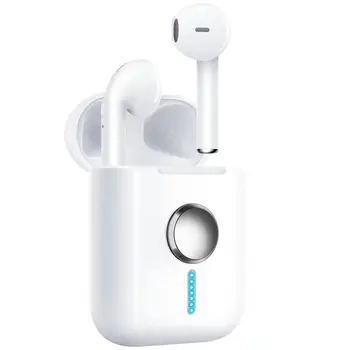 

New Style Private Mode N10 Bluetooth Headset Flashing Light Flip Displayed Rotating Relaxation TWS Wireless Earphone Cool LED