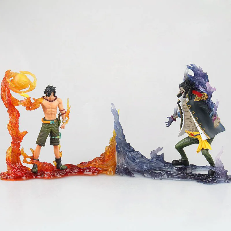 

One Piece DXF Assemblage Ability Duel Yandi Ace Battle Blackbeard Dark Water Battle Scene Garage Kit