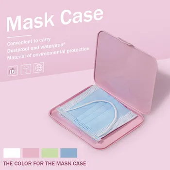 

Temporary Mask Storage Box Card Mask Square Home Gear Accessories Plastic Mask Storage Box Storage Box Storage Plastic Box 911
