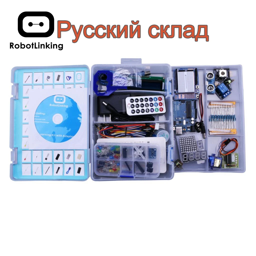 25 Комплектов Robotlinking UNO Project самый полный стартовый комплект и 33 комплекта 37 сенсорных комплектов V2.0
