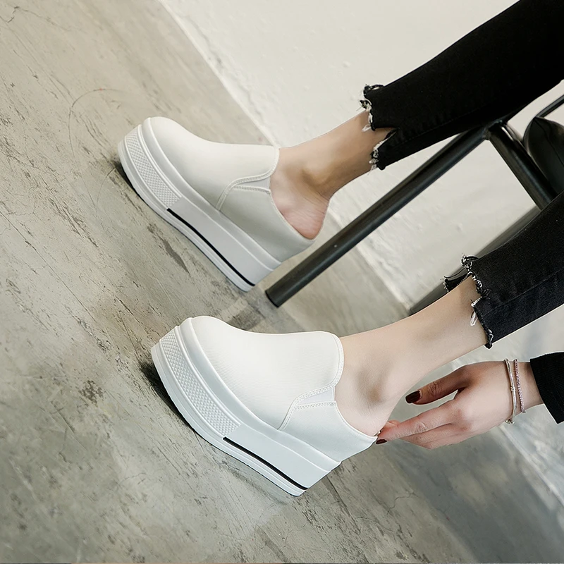 backless canvas sneakers