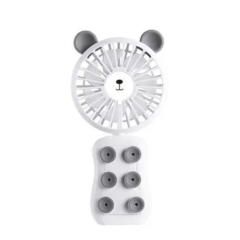 

cartoon animal Handheld small electric fan mini rechargeable portable student office desktop hand holding fan