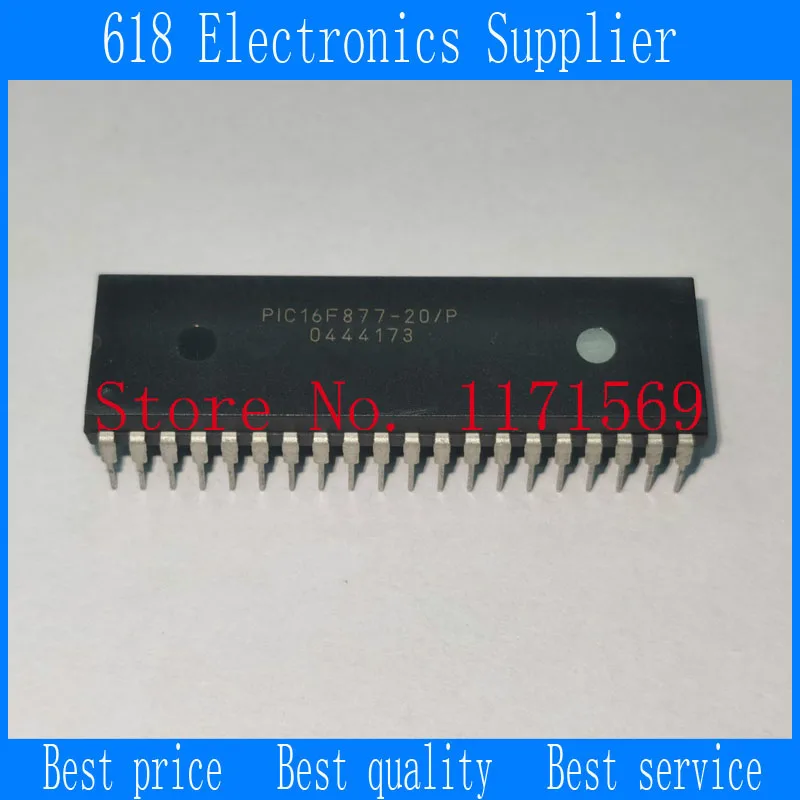 1 шт./лот PIC16F877-20/P PIC16F877 DIP40 | Электроника