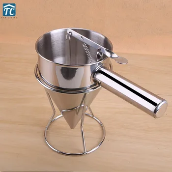 

Stainless Steel Coffee Filters Funnel Baskets Drif Dripper Support For Sauce Cream Dosing Funnel Sauce Metal Mesh Funnels