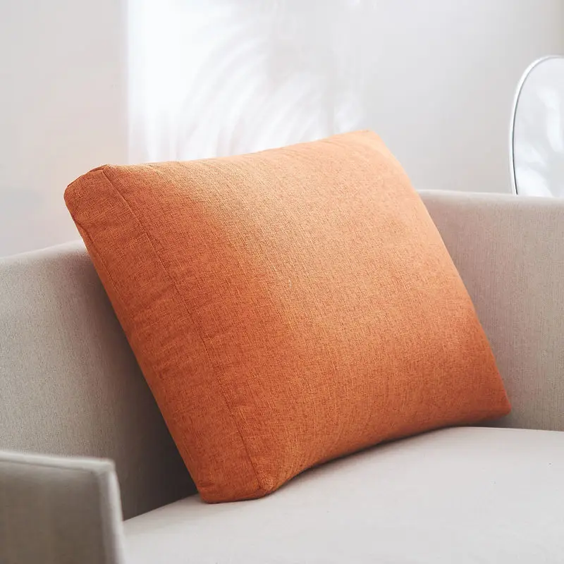 

Fyjafon Pillow Case Gray Blue Thick Back Cushion Cover Living room Sofa Pillow Cases Hotel Cafe