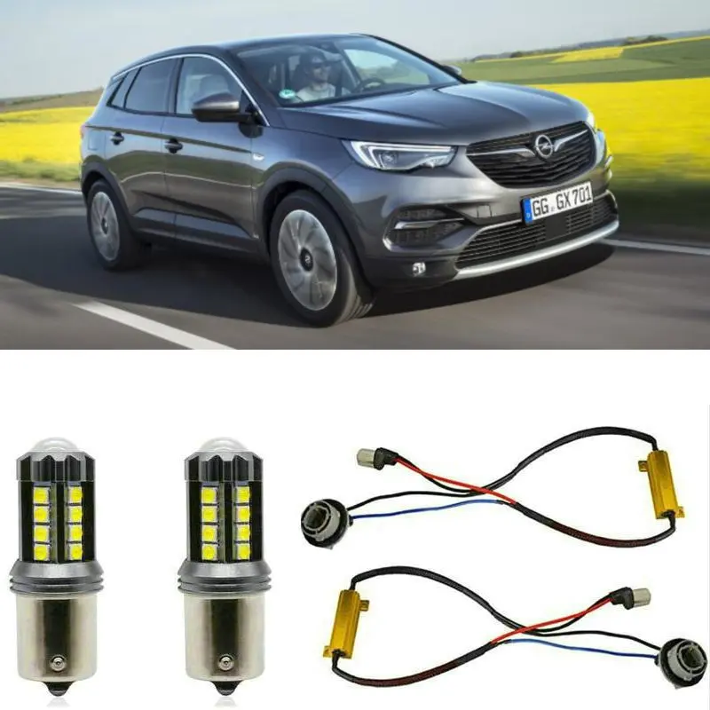 

Противотуманные фары для Opel GRANDLAND X A18, стоп-сигнал, лампа заднего хода, задняя фара поворота, без ошибок, 2 шт.