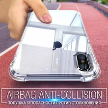 Модный прозрачный чехол с подушкой безопасности для iPhone 11 Pro Max XS X