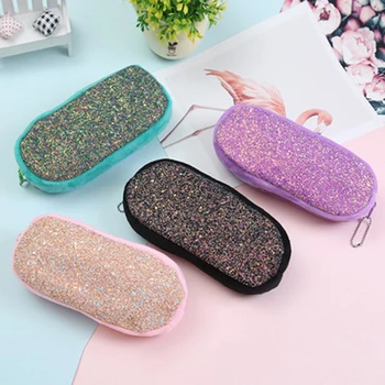 

Fashion Sequins Coin Purse Girl Wallet Zipper Clutch Coin Earphone Package Women Handbag Purse Bags Pouch