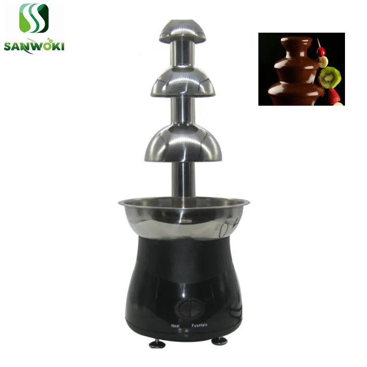 Chocolate Fountain Melting Machine With Heating Function Chocolate Fondue tempering Machine chocolate Waterfall machine