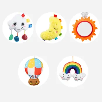 

Baby Crib Mobile Holder Rattles 0-12 Months Music Rotating Bed Bell Infants Toys 23GD