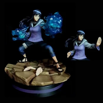 

NEW Naruto Hyuuga Hin Ata Narutogals Figure Temple 22CM GK Hina Twin Lions Battle Statue Figures Anime figure Toys For gifts