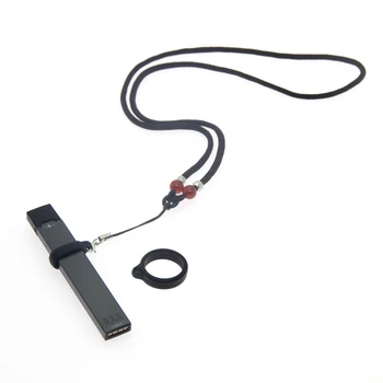 

Universal Electronic Eigarette Silicone Connector Agate Necklace Lanyard For Vape Pod Vapor Pen Nord Relx Uwell Iqos Zero Yooz