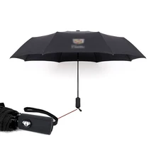 Автоматический складной зонт для Cadillac XT5 SLS ATS SRX XTS CTS BLS ветрозащитный Телескопический зонт большой зонт авто аксессуары