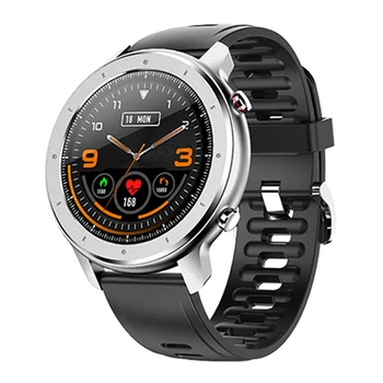 

F12 Smart Watch 1.3 Inch Waterproof IP68 for Android Phone IOS Apple iPhone Smart Watch Silver