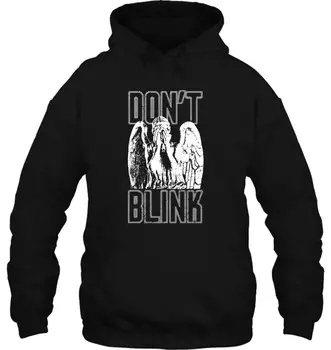 

Funny novelty Doctor Who Don't Blink Weeping Angel Covering Face Men's Navy Blue Streetwear men women Hoodies Sweatshirts