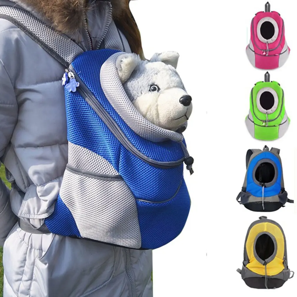 Модные Pet Прогулки двуплечный рюкзак Портативный для домашних животных собак и кошек; рюкзак перевозчик выходите с защитой от воровства, дорожная нагрудная сумка