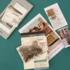 TUTU 50pcs/bag Office Supplies the mini bronze Color Clip Bookmark Metal Office Accessories paper Clips Patchwork Clip H0480 ► Photo 2/6