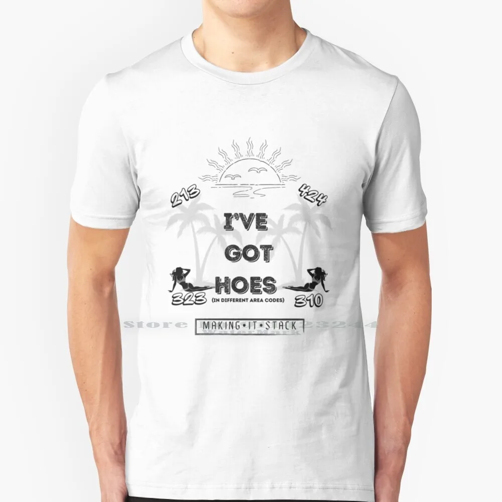 Ho Ottenuto Hoes T Shirt Cotton 6Xl Ludacris Song Music Beach Life Ocean Breeze Palme West Coast West Side Los Angeles