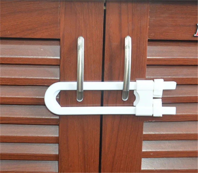 Детский замок безопасности предотвращает открывание ребенка ящика шкафа двери шкафа Детская безопасность замок для защиты от детей u-образный