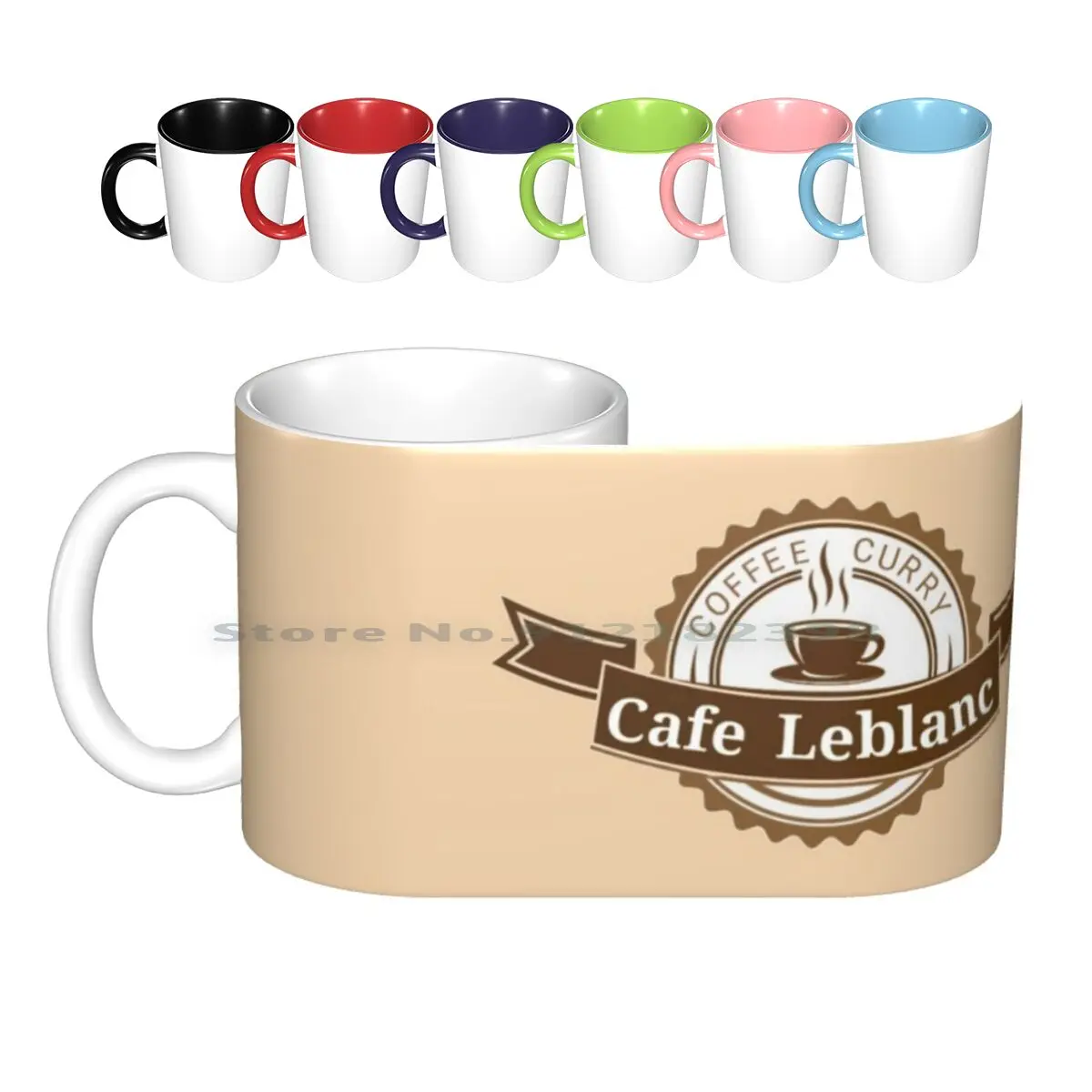 Cafe Logo Tazze In Ceramica Tazze Da Caffè Tazza Da Tè Al Latte Persona 5 Persona Shin Megami Tensei Akira Kurusu Ryuji Yamamoto Ann Takaki