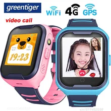 Greentiger 4G сеть A36E Wifi gps SOS Смарт часы дети видео вызов IP67 Водонепроницаемый Будильник камера детские часы VS Q50 Q90
