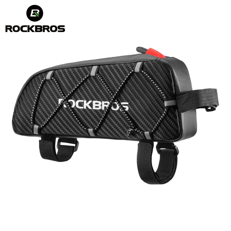 ROCKBROS велосипедная сумка Светоотражающая Передняя верхняя рама труба сумка Сверхлегкая переносная велосипедная посылка большая емкость ка... ROCKBROS велосипедная сумка Светоотражающая Передняя верхняя рама труба сумка Сверхлегкая переносная велосипедная посылка большая емкость ка...