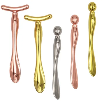 

1pc Face Eye Massage Stick Sleeping Eye Mask Spatula Divided Scoop Dark Circles Massager T-shape Face Lifting Slimming Tools