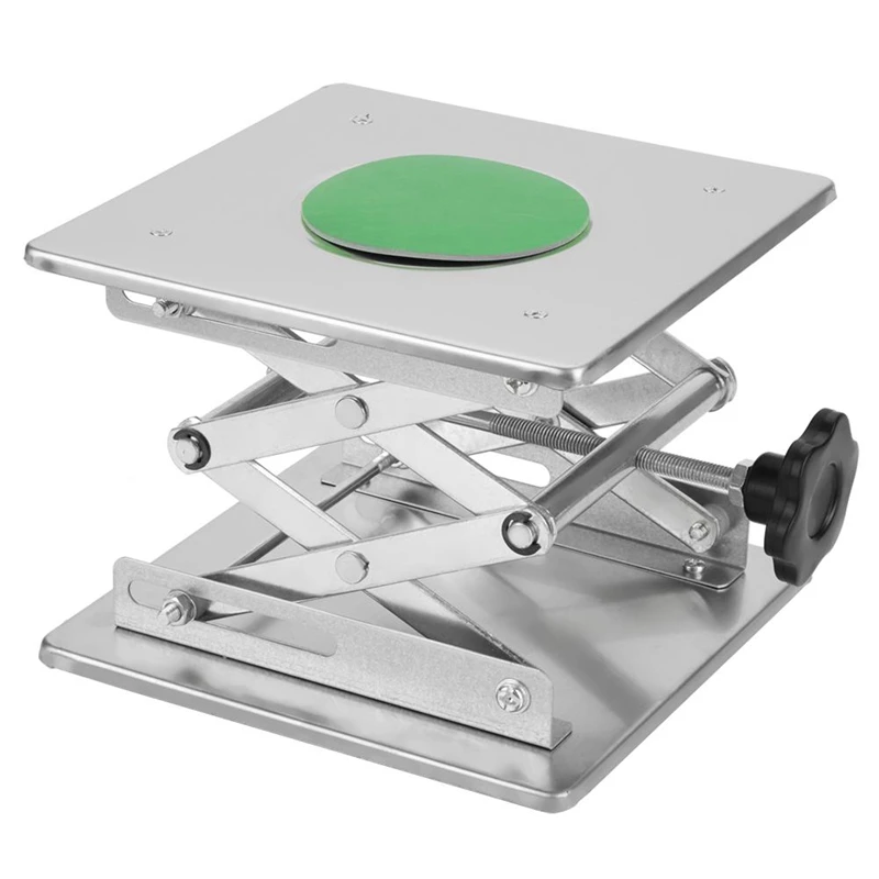 

Stainless Steel Laboratory Lifting Platform Stand Lab Jack Scissor Stand Rack 200 x 200 x 280mm Adjustable Lab-Lift Platform