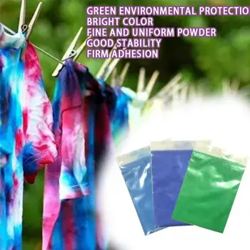 

New Creativity Fabric Diy Dye Handmade Art Tie Dye Powder Color Change Free Cooking Color Reduction Dye Powder Suit Fabric Dye