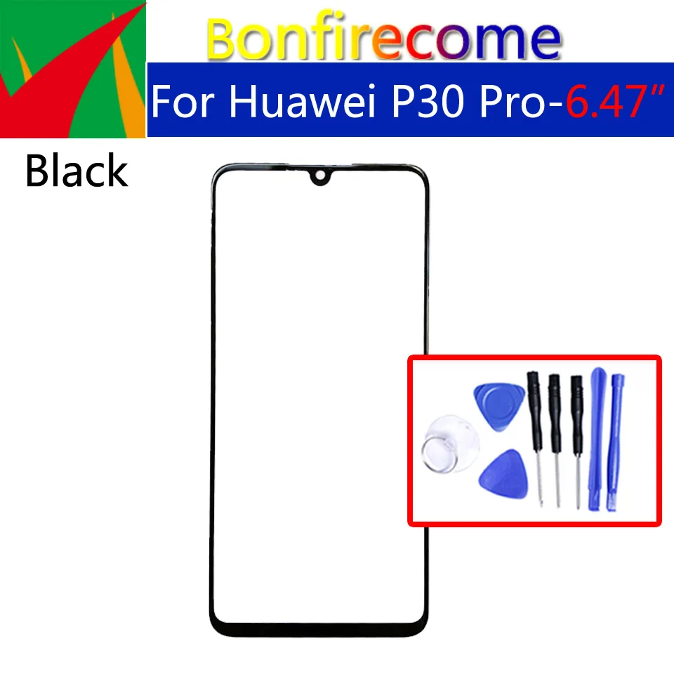Сменный сенсорный ЖК экран для Huawei P30 Pro 6 47 дюйма передняя и внешняя стеклянная