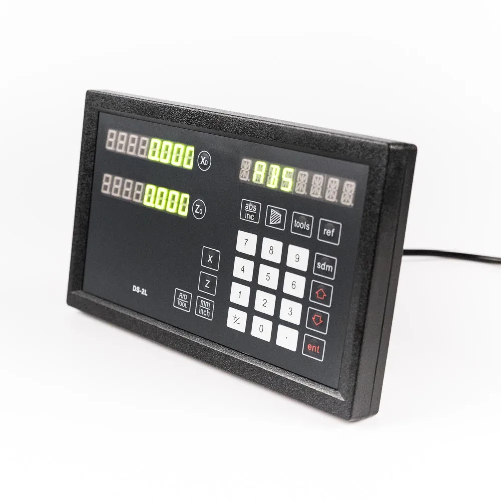 torno 2 linha central digital readout dro