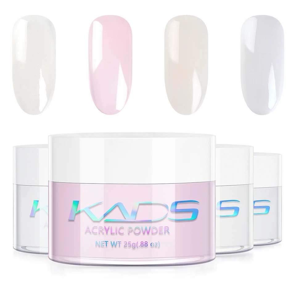 彫刻が施されたアクリルネイルパウダー,25g,120g,白,透明,ピンク