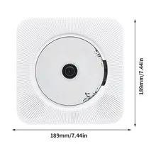 Home cd player Wall Mounted Dvd Machine Repeater Cd Player Prenatal Speaker Cd English Learning Machine Student for white