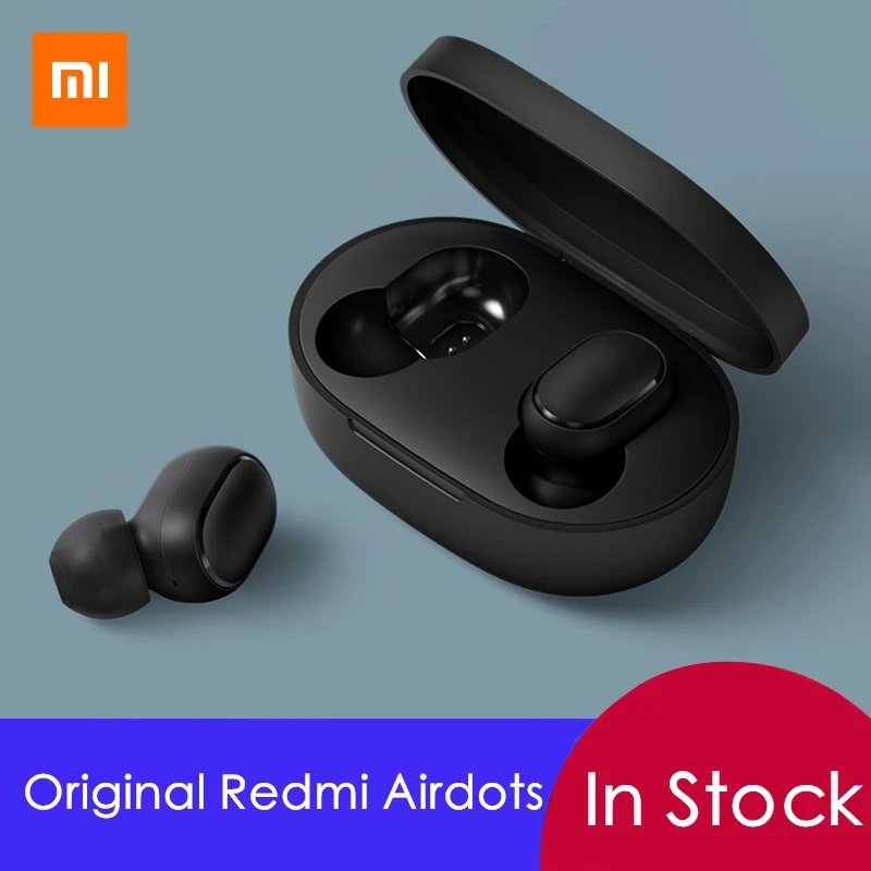 Беспроводные Bluetooth наушники Xiaomi mi Red mi AirDots TWS, стерео Bluetooth 5,0 mi ni гарнитура с mi c наушниками