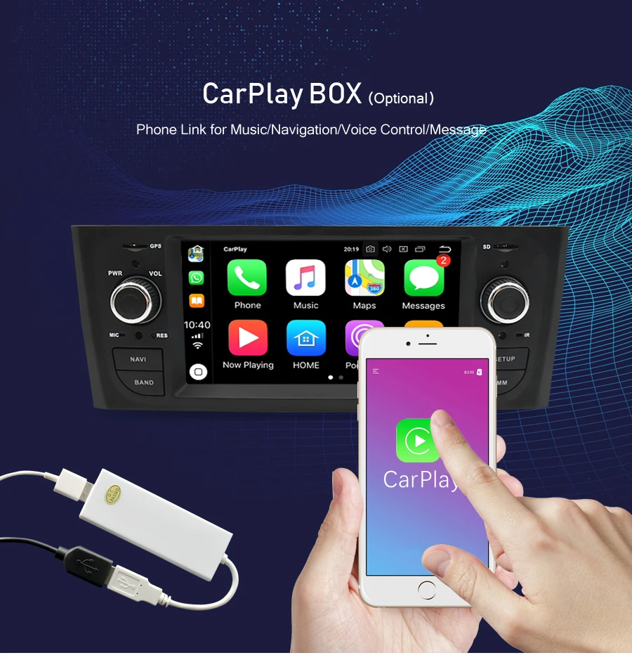 Excellent IPS Screen Android 9.0 Car Radio GPS Navigation Multimedia Stereo For Fiat Grande Punto Linea 2006-2012 DVD WIFI Bluetooth 9