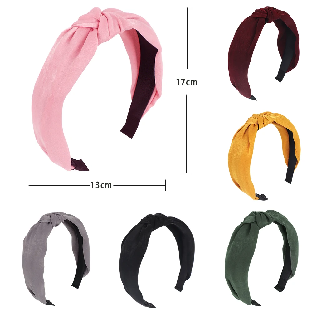 TYRY. HU, женские повязки на голову, тюрбан, повязка на голову, одноцветная повязка на голову для женщин, обруч для волос, популярный головной убор