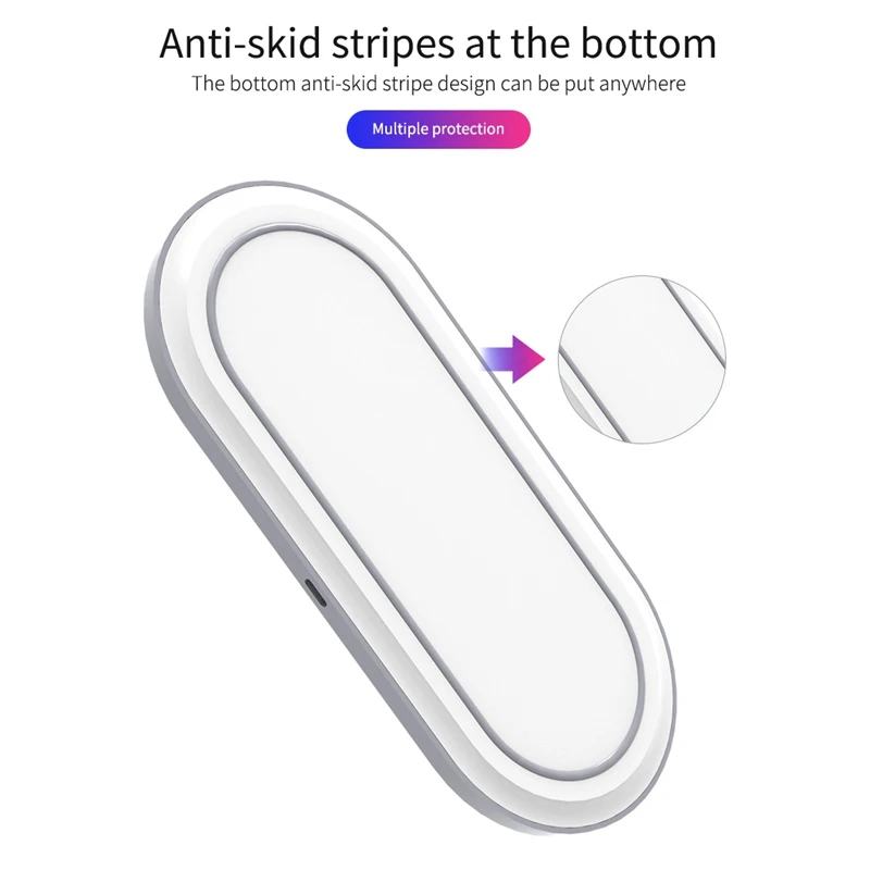 Wireless Charger, Fast 3 in 1 Stand for Mobile Phone Watch Headset for IPhone Xs Max/XR/8 Plus/Samsung S10 S9, Wireless Charging