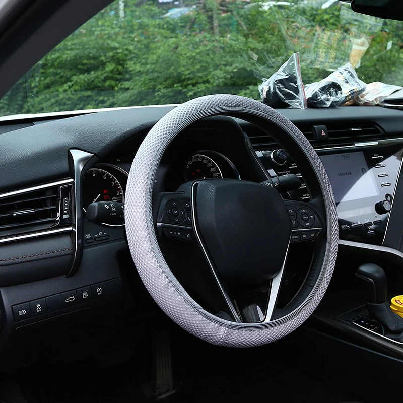 38 см многоцветный чехол рулевого колеса автомобиля плетеная оплетка