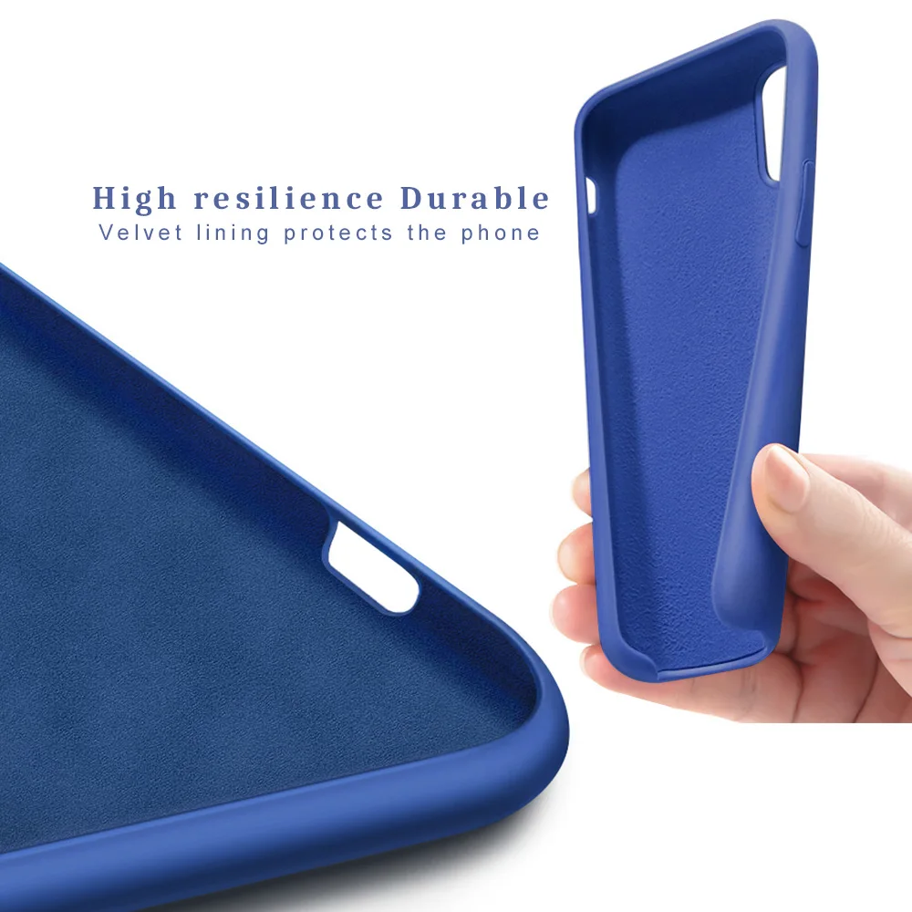 Luxury Official Original Silicone LOGO Case For iPhone 6s 7 8 Plus Liquid Case For Apple iPhone 11 X XS Max XR 11pro MAX Case