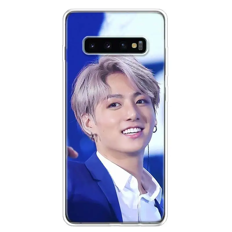 Jungkook Kpop крышка чехол для телефона для samsung Galaxy S10+ Note 10 9 8 S9 S8 J4 J6 J8 плюс S7 S6 корпус под плетенную сумку - Цвет: TW034-1