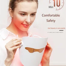 Профессиональная светодиодная маска, светильник для лица, терапия, устройство для омоложения кожи, спа-средство для удаления акне, против морщин, Корейская фотонная терапия для лица